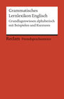 Buchcover Grammatisches Lernlexikon Englisch