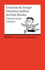 Buchcover Histoires inédites du Petit Nicolas