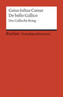Buchcover De bello Gallico. Der Gallische Krieg