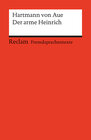 Buchcover Der arme Heinrich. Mittelhochdeutscher Text mit deutschen Worterklärungen