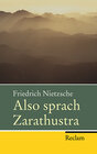 Buchcover Also sprach Zarathustra