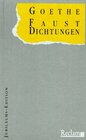 Buchcover Faust-Dichtungen
