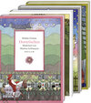 Buchcover Vier illustrierte Märchenklassiker: Aschenputtel, Dornröschen, Hänsel und Gretel, Schneewittchen