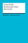 Buchcover Lektüreschlüssel. Franz Kafka: Brief an den Vater / Das Urteil
