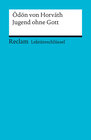Buchcover Lektüreschlüssel. Ödön von Horvath: Jugend ohne Gott