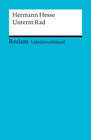 Buchcover Lektüreschlüssel. Hermann Hesse: Unterm Rad