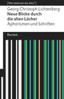 Buchcover Neue Blicke durch die alten Löcher