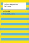 Buchcover Die Ratten. Textausgabe mit Kommentar und Materialien / Reclam XL - Text und Kontext