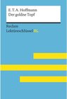 Buchcover Der goldne Topf von E.T.A. Hoffmann: Reclam Lektüreschlüssel XL / Reclam Lektüreschlüssel XL