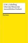 Buchcover Über das Wesen der menschlichen Freiheit / Reclams Universal-Bibliothek