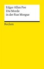 Buchcover Die Morde in der Rue Morgue / Reclams Universal-Bibliothek - Edgar Allan Poe (ePub)