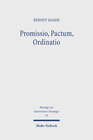 Buchcover Promissio, Pactum, Ordinatio