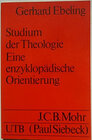 Buchcover Studium der Theologie