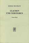 Buchcover Glauben und Verstehen