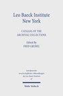 Buchcover Leo Baeck Institute New York
