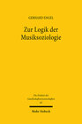 Buchcover Zur Logik der Musiksoziologie
