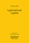Buchcover Legitimität kraft Legalität