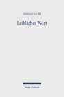 Buchcover Leibliches Wort