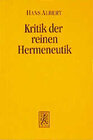 Buchcover Kritik der reinen Hermeneutik