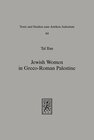 Buchcover Jewish Women in Greco-Roman Palestine