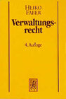 Buchcover Verwaltungsrecht