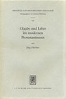 Buchcover Glaube und Lehre im modernen Protestantismus