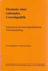 Buchcover Elemente einer rationalen Umweltpolitik