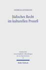 Buchcover Jüdisches Recht im kulturellen Prozeß