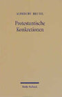 Buchcover Protestantische Konkretionen