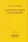 Buchcover Internationale Aspekte der Umweltpolitik