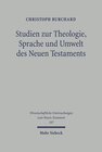 Buchcover Studien zu Theologie, Sprache und Umwelt des Neuen Testaments