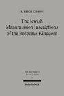 Buchcover The Jewish Manumission Inscriptions of the Bosporus Kingdom