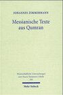 Buchcover Messianische Texte aus Qumran
