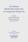 Buchcover Two Nations: British and German Jews in Comparative Perspective