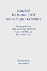 Buchcover Festschrift für Martin Heckel zum siebzigsten Geburtstag