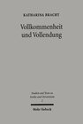 Buchcover Vollkommenheit und Vollendung