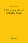 Buchcover Politikwissenschaft und Politisches Denken