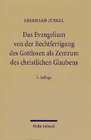 Buchcover Das Evangelium von der Rechtfertigung des Gottlosen als Zentrum des christlichen Glaubens