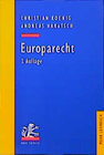 Buchcover Europarecht