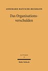 Buchcover Das Organisationsverschulden