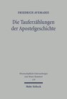 Buchcover Die Tauferzählungen der Apostelgeschichte