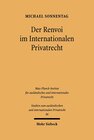 Buchcover Der Renvoi im Internationalen Privatrecht