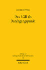 Buchcover Das BGB als Durchgangspunkt