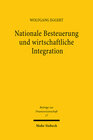 Buchcover Nationale Besteuerung und wirtschaftliche Integration