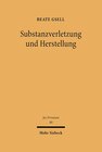 Buchcover Substanzverletzung und Herstellung