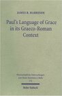 Buchcover Paul's Language of Grace in its Graeco-Roman Context