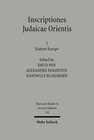Buchcover Inscriptiones Judaicae Orientis