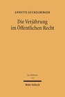 Buchcover Die Verjährung im Öffentlichen Recht