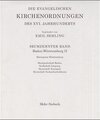 Buchcover Die evangelischen Kirchenordnungen des XVI. Jahrhunderts / Baden-Württemberg II