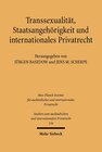 Buchcover Transsexualität, Staatsangehörigkeit und internationales Privatrecht